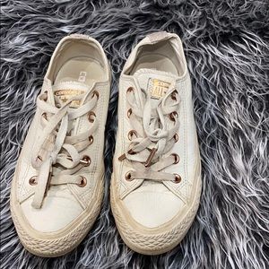 Rose gold converse
